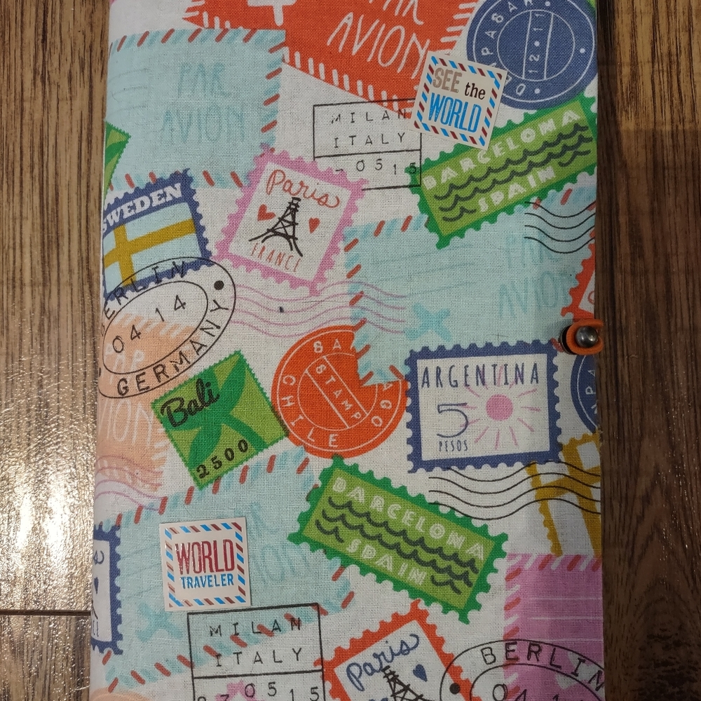 Fabric traveler journal